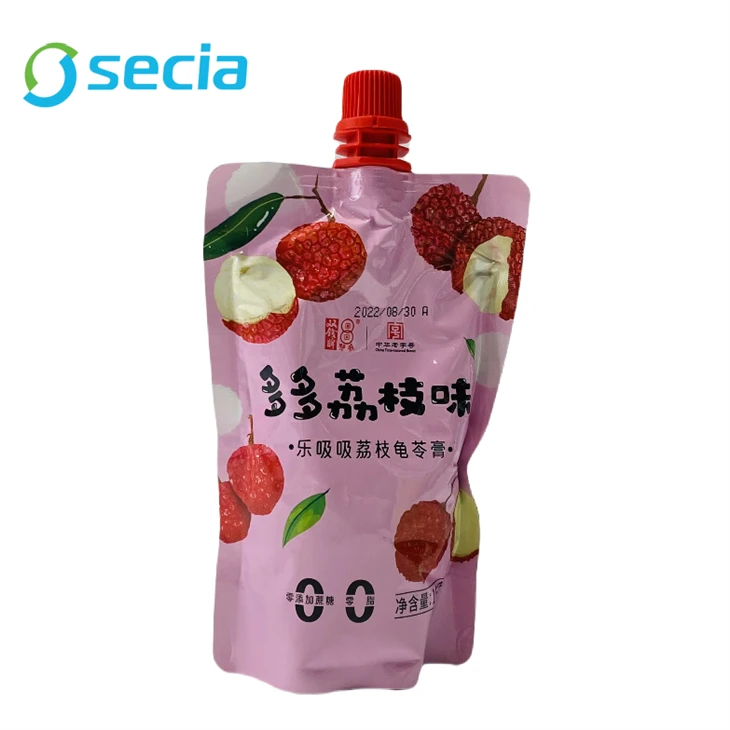 Customize Design Leakproof Stand Up Spout Pouch