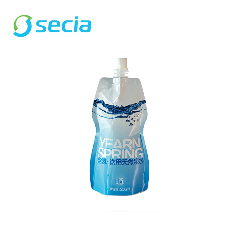 Envases flexibles de agua potable