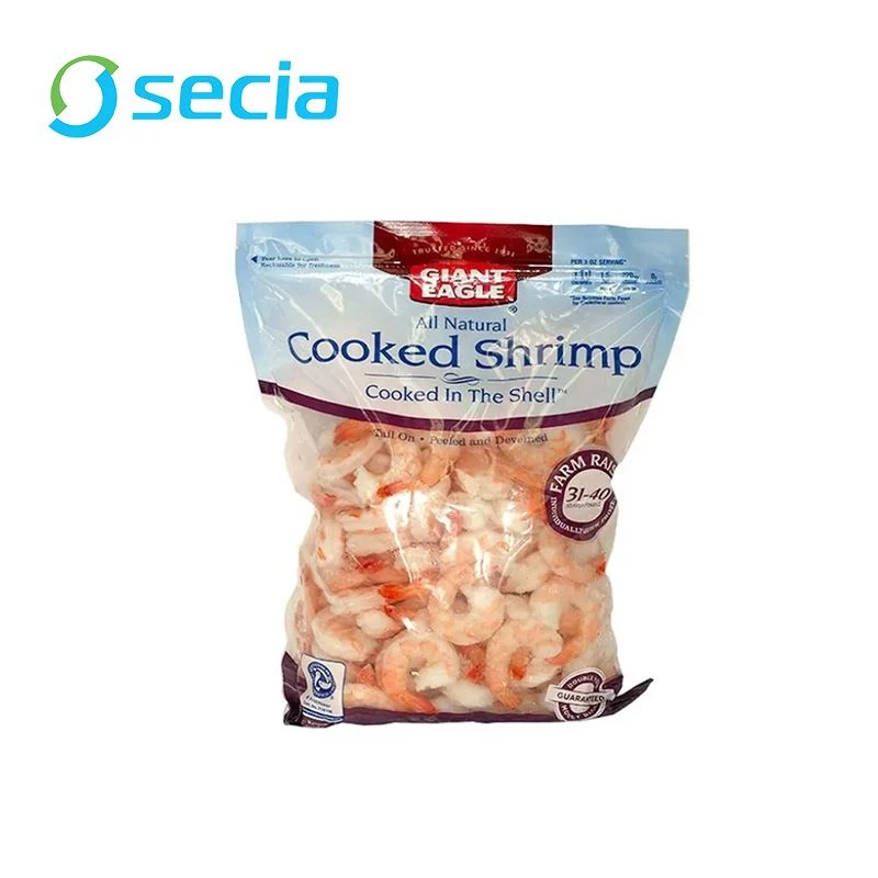 Bolsa de mariscos congelados