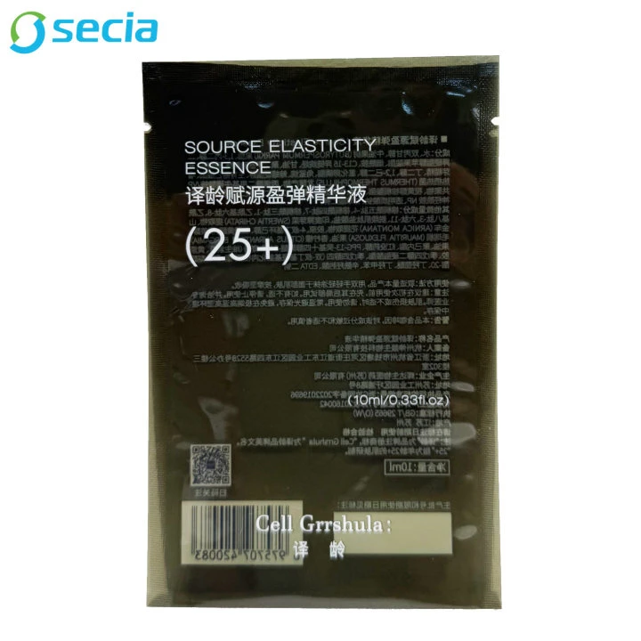 Bolsas de embalaje de cosméticos transparentes de alta calidad
