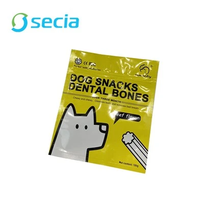 Bolsa de huesos dentales para bocadillos para perros