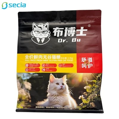 Bolsa de envasado de alimentos para mascotas con tecnología Cloud Code